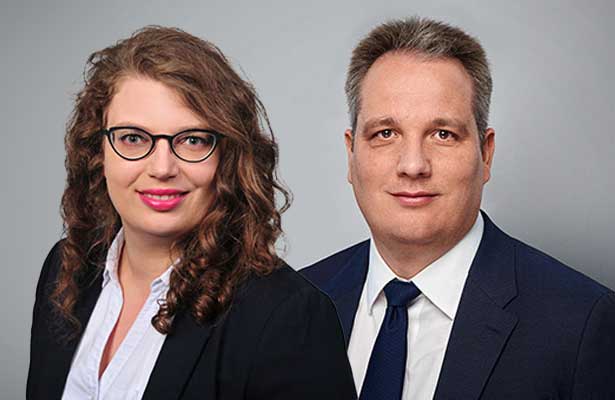Foto der Rechtsanwältin Corinna Bernauer & des Rechtsanwalts und Notars Phillipp Gabrys